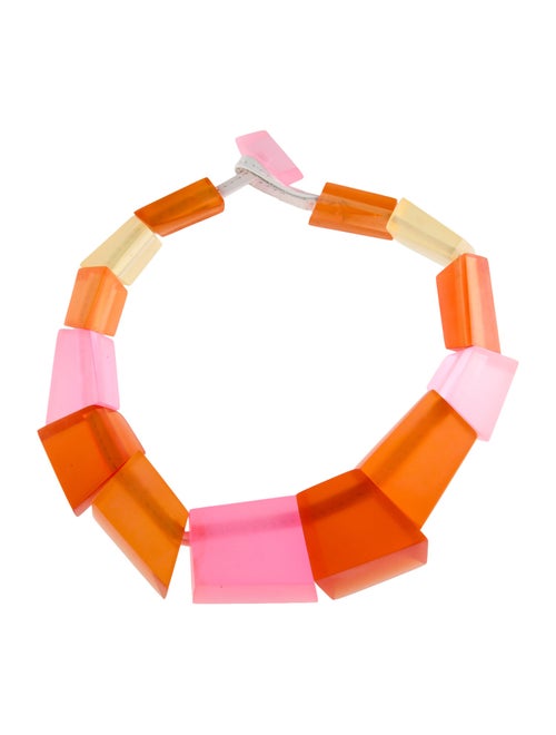 Monies Resin Geometric Collar Necklace