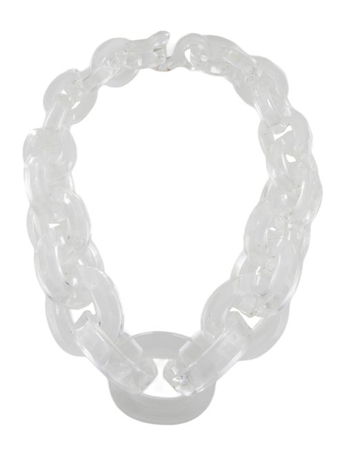 Monies Acrylic Collar Necklace