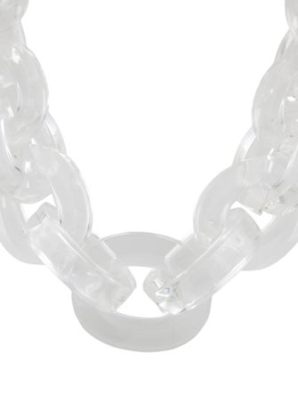 Monies Acrylic Collar Necklace