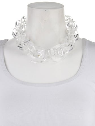 Monies Acrylic Collar Necklace