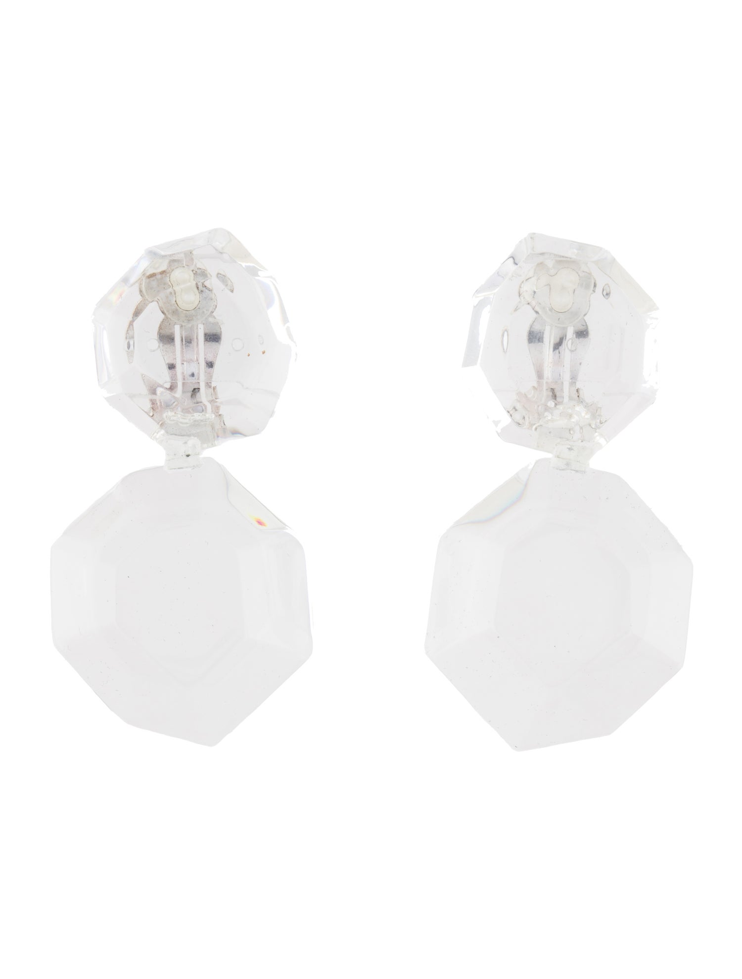 Monies Resin Drop Clip-On Earrings