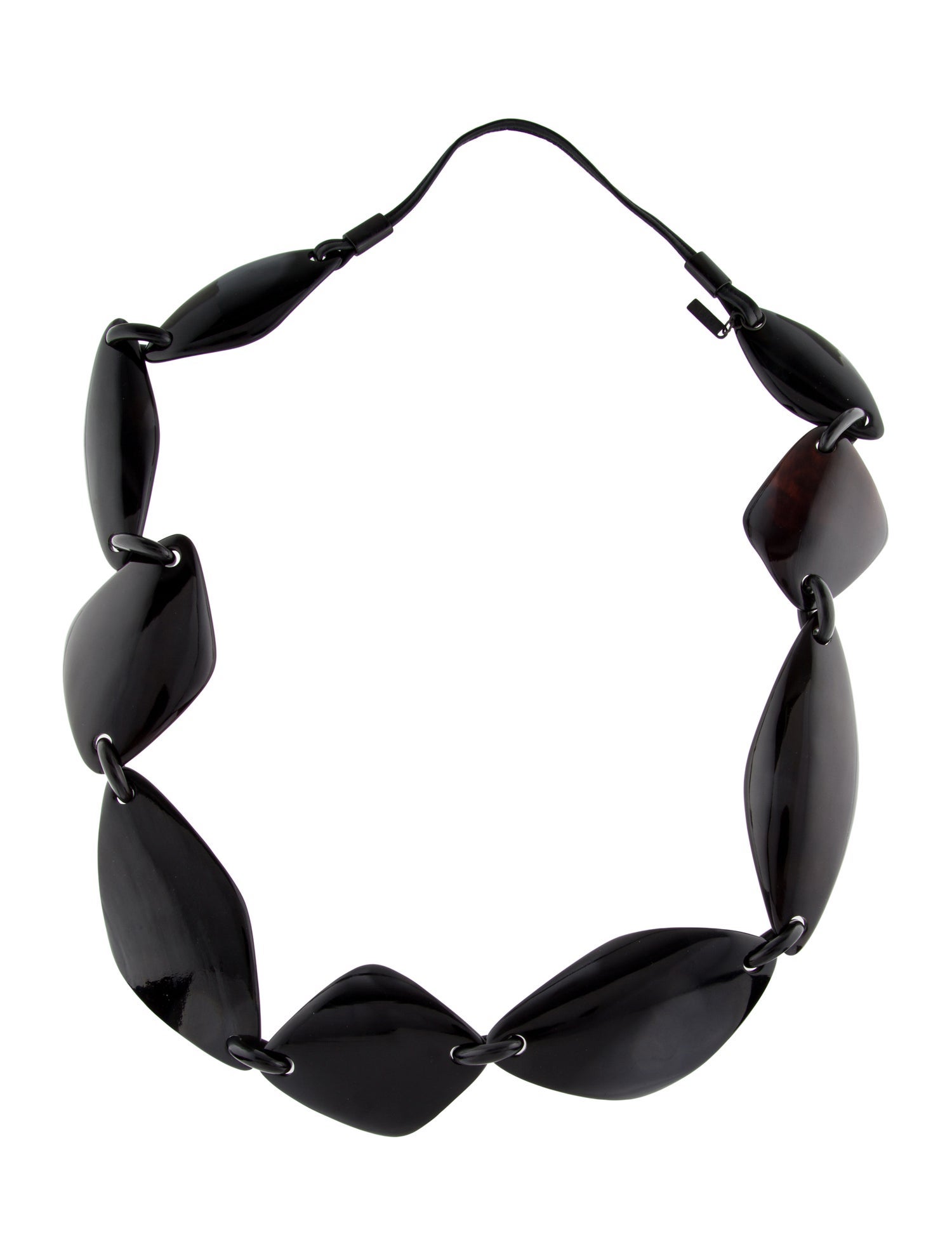 Monies Horn & Leather Necklace