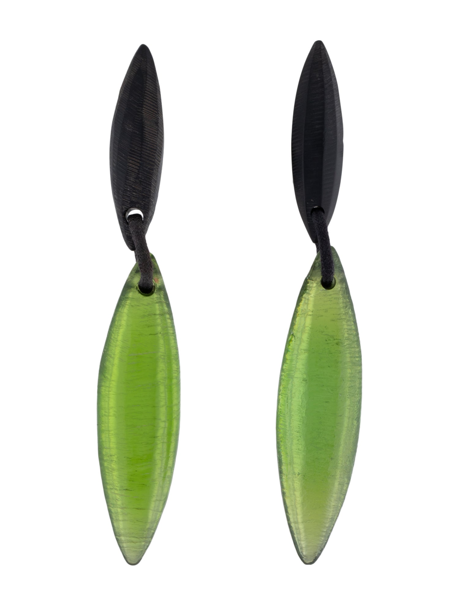 Monies Resin & Wood Drop Clip On Earrings