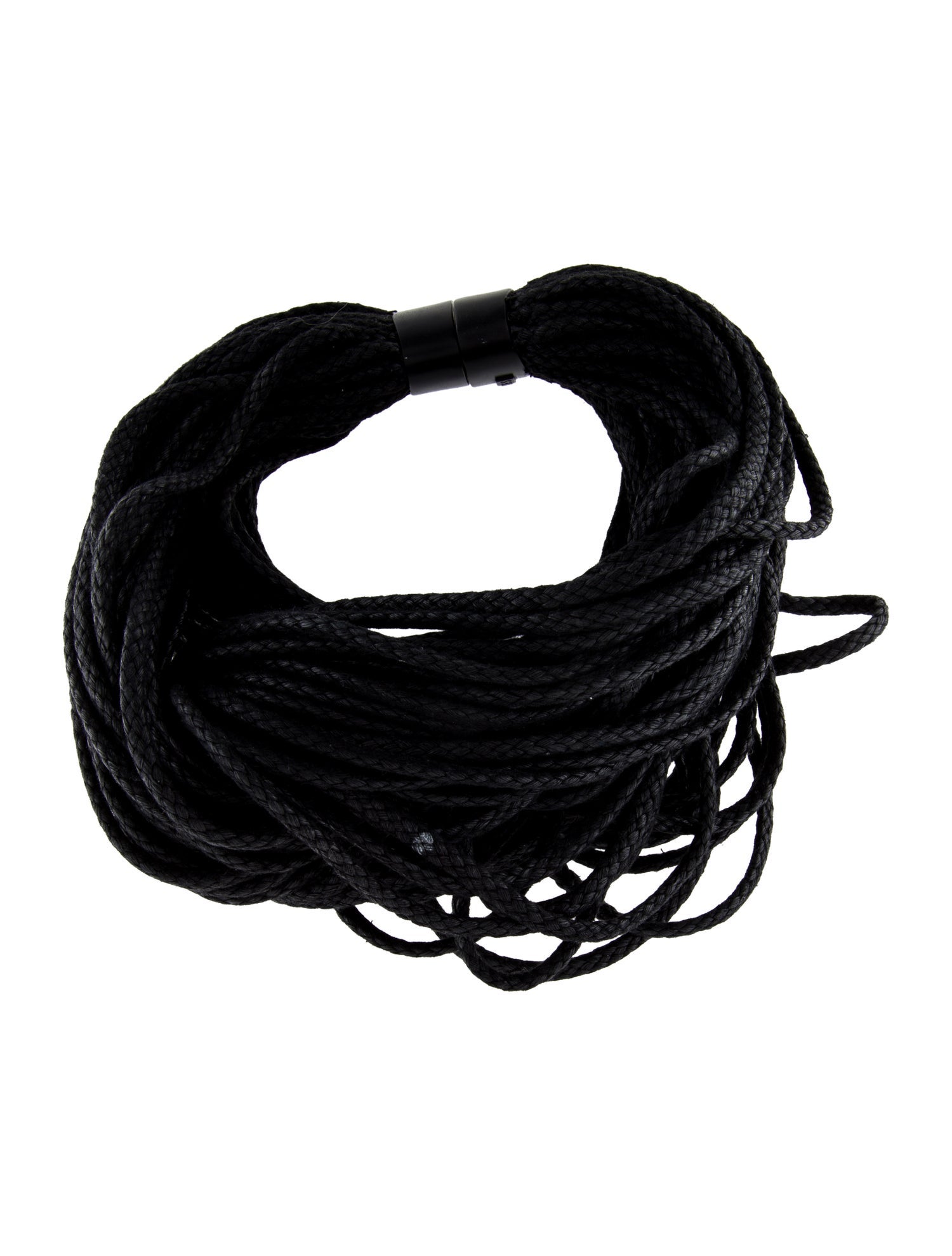 Monies Cord And Wood Multistrand Collar Necklace