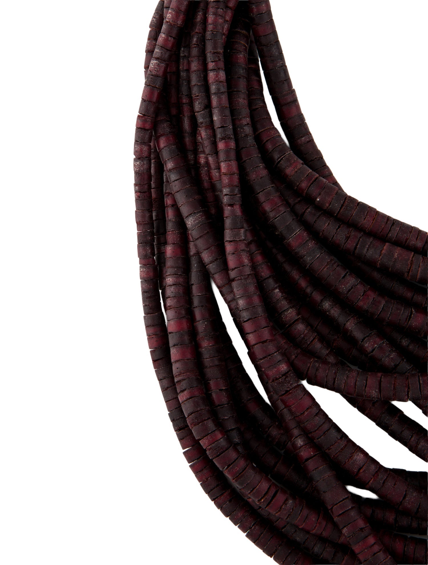 Monies Vintage Horn & Coconut Shell Multi-Strand Necklace