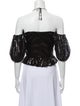 Markarian Off-The-Shoulder Short Sleeve Crop Top