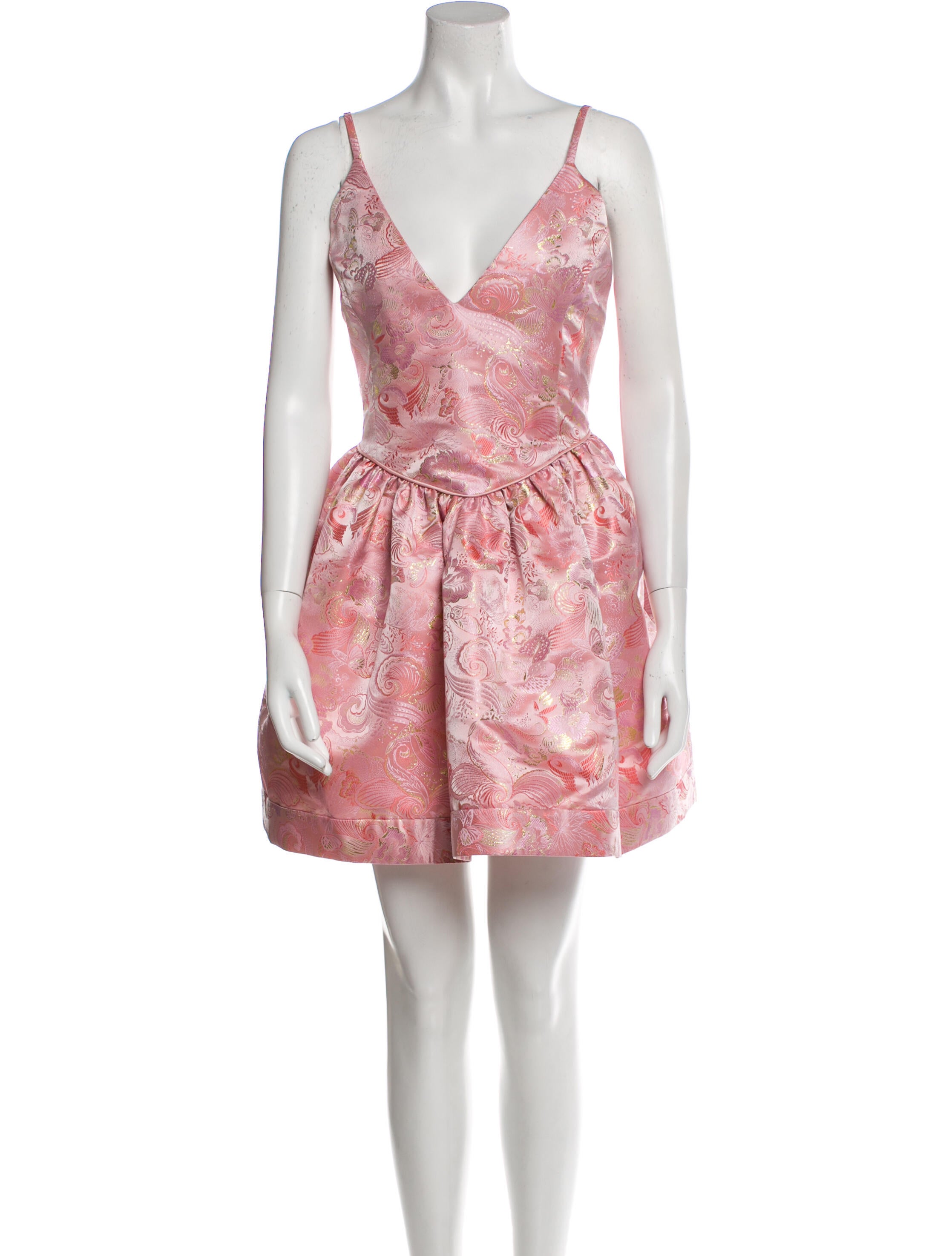 Markarian Floral Print Mini Dress w/ Tags - Pink Dresses, Clothing -  MFRGD20817 | The RealReal
