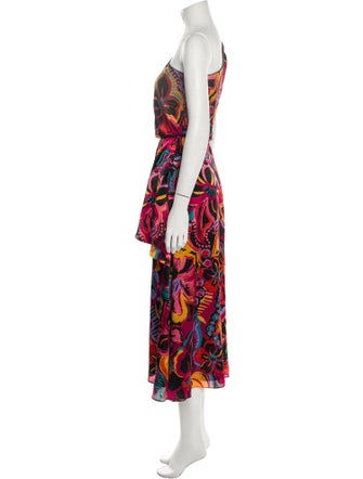 Markarian Floral Print Long Dress
