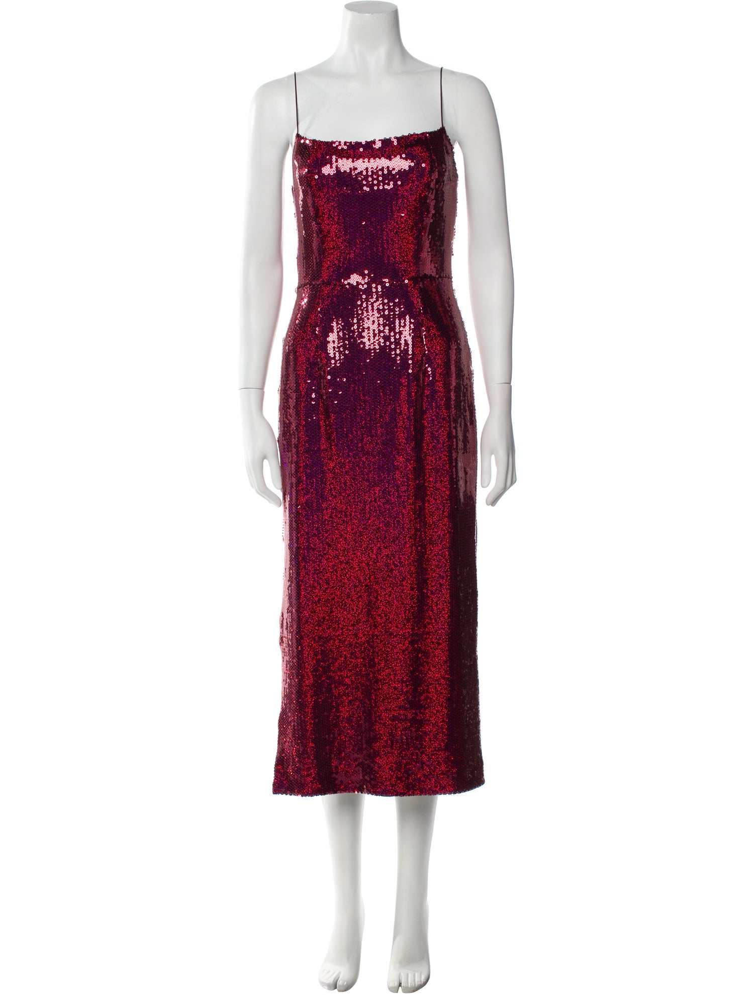 Markarian Square Neckline Midi Length Dress