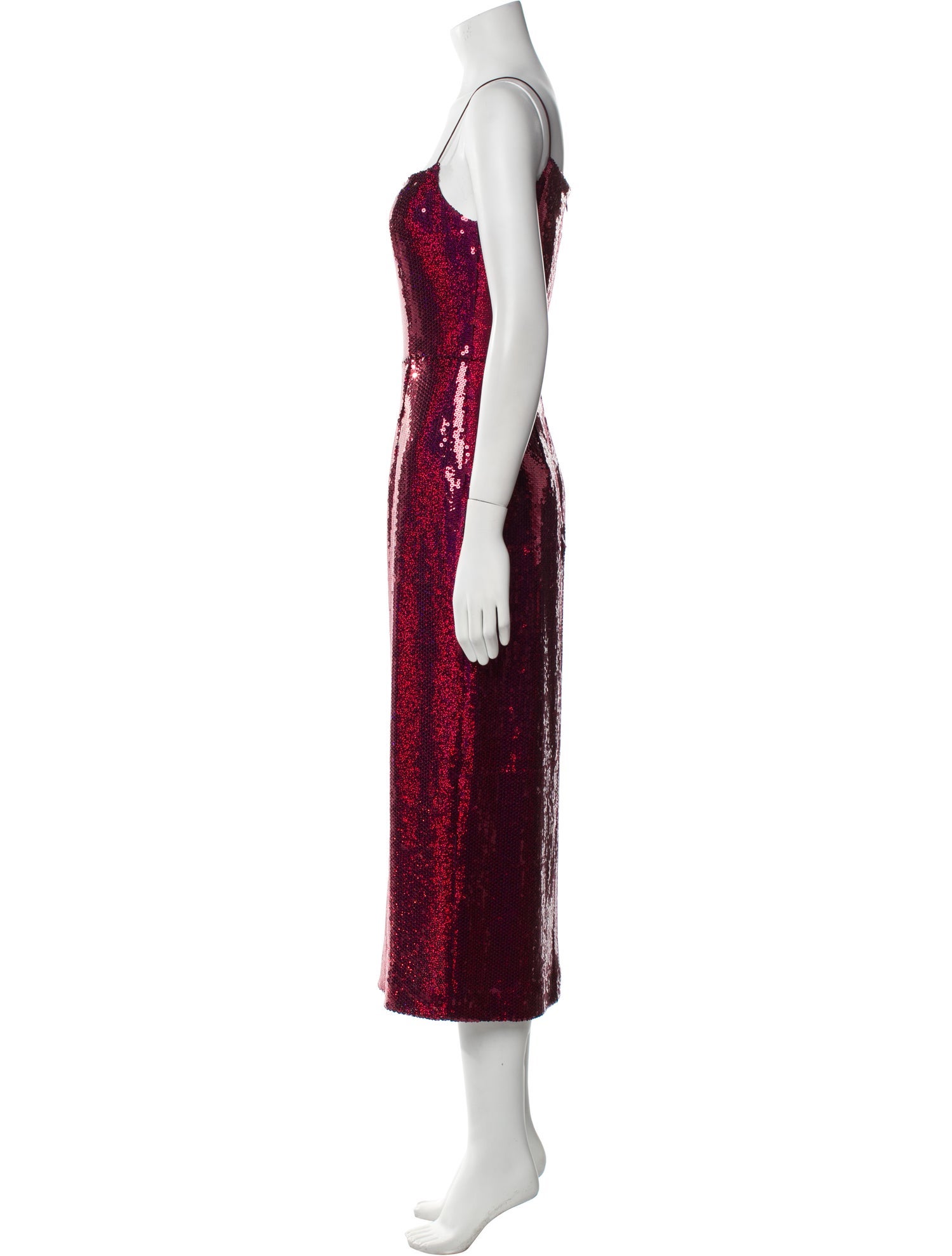 Markarian Square Neckline Midi Length Dress