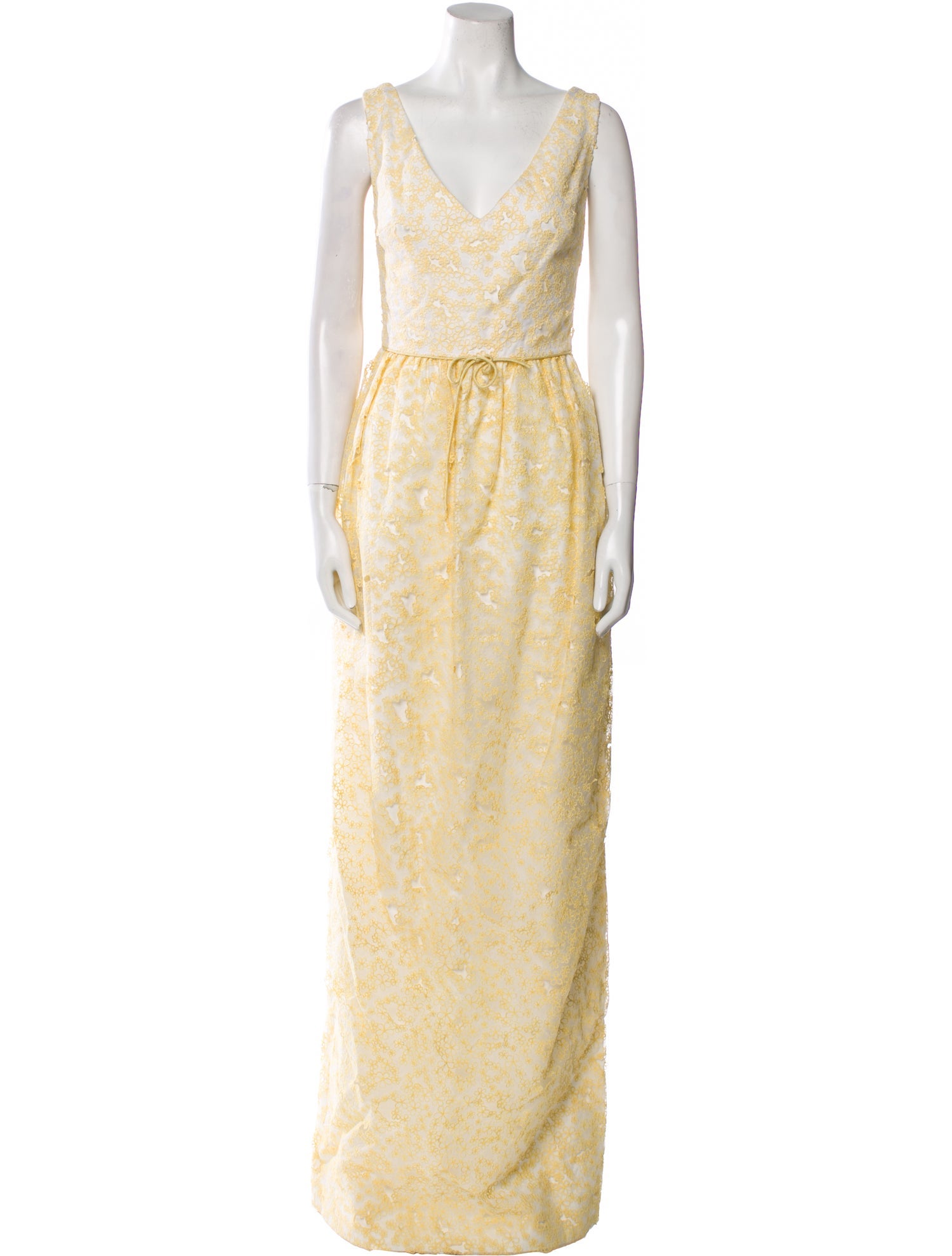 Markarian Lace Pattern Long Dress