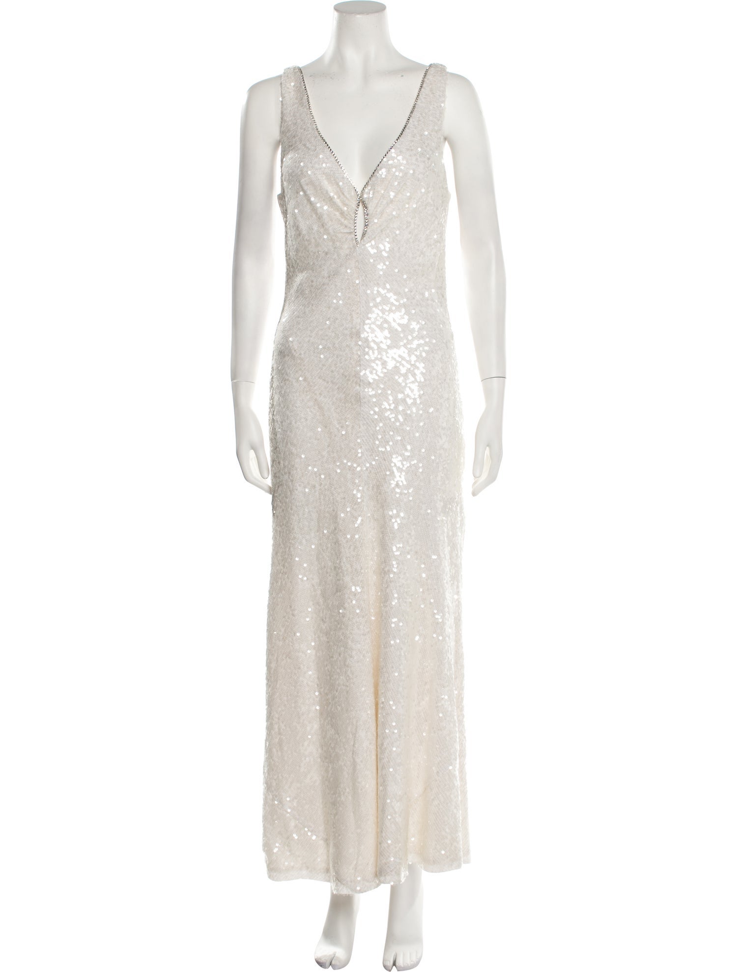 Markarian V-Neck Long Dress