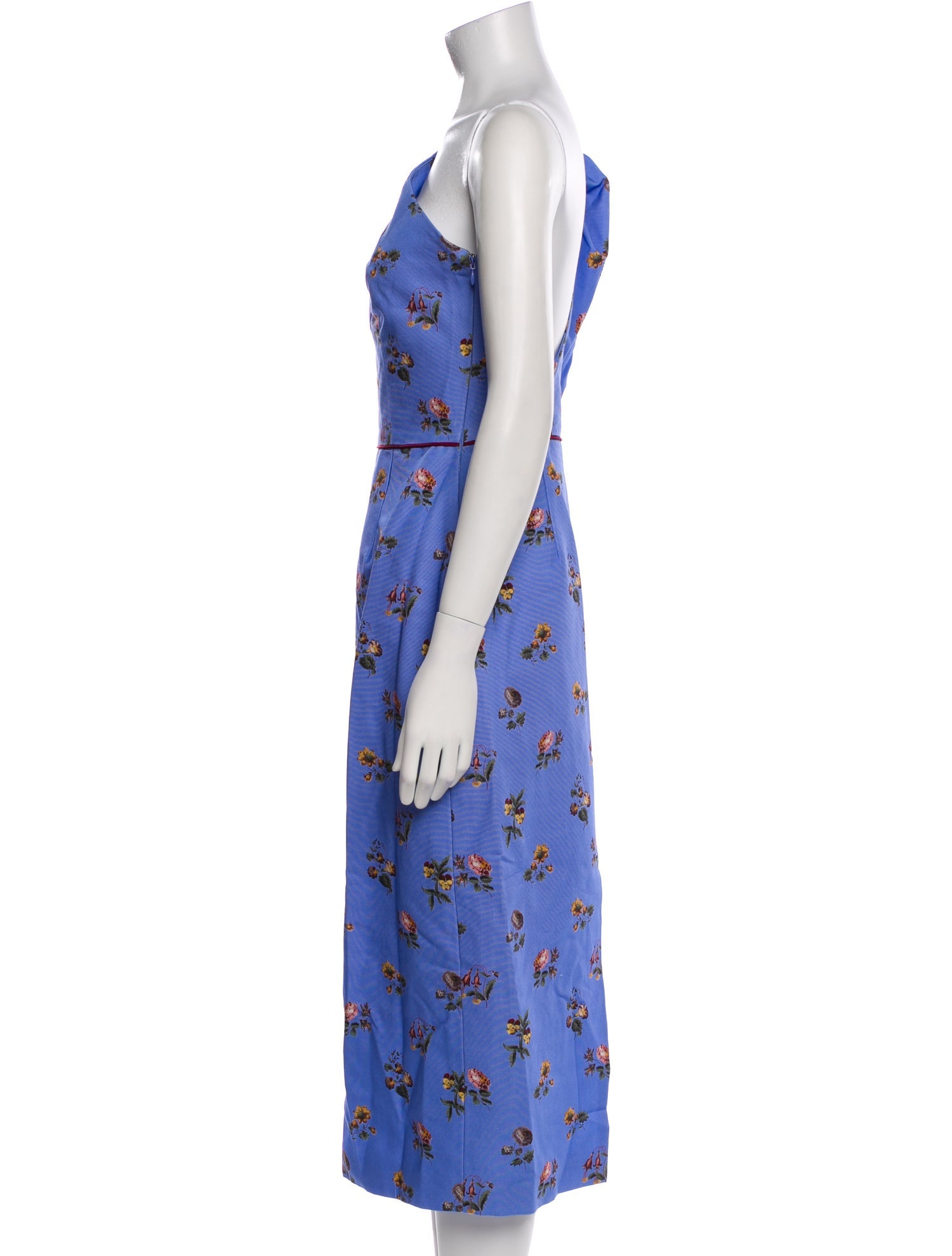 Markarian Floral Print Midi Length Dress w/ Tags