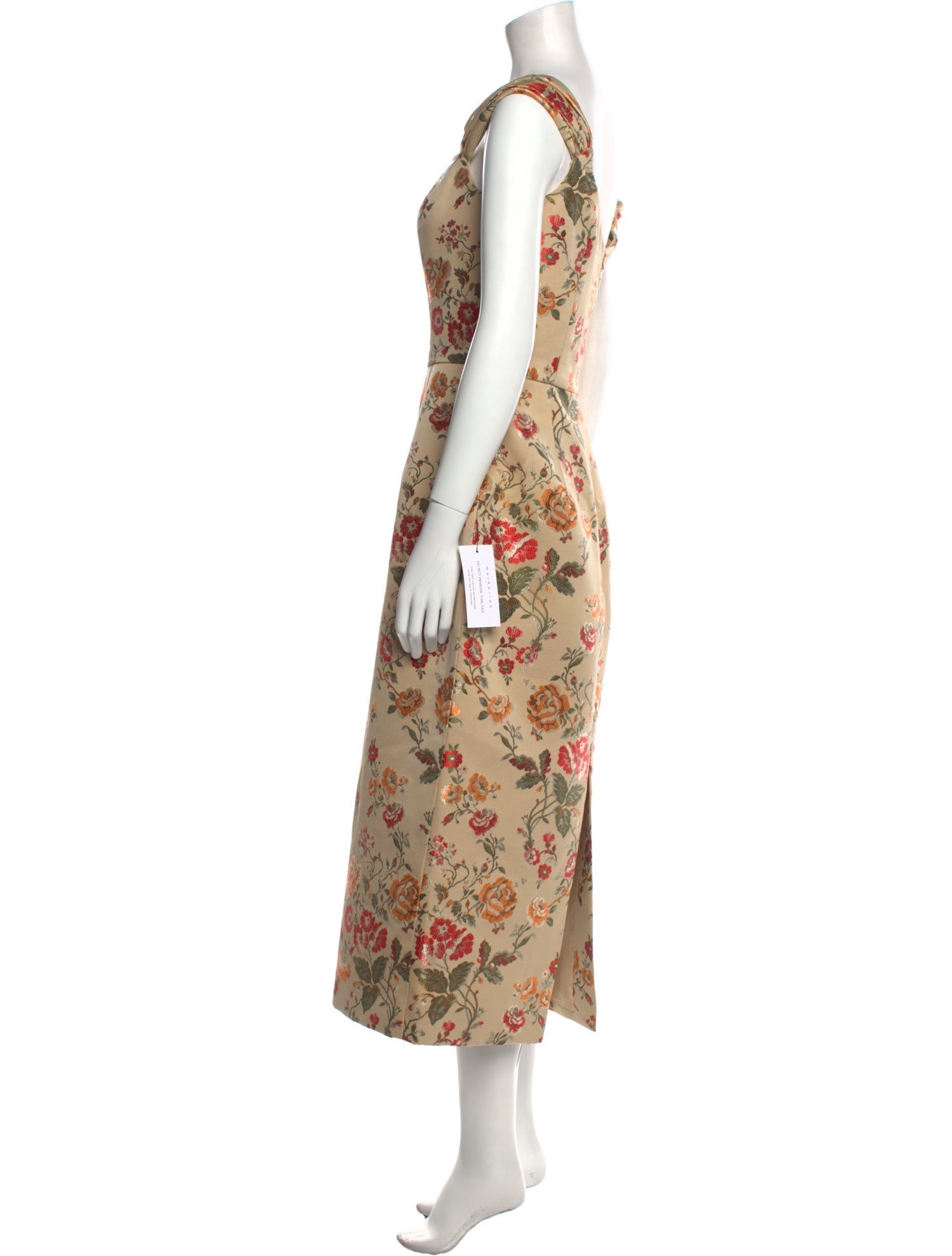 Markarian Floral Print Long Dress w/ Tags
