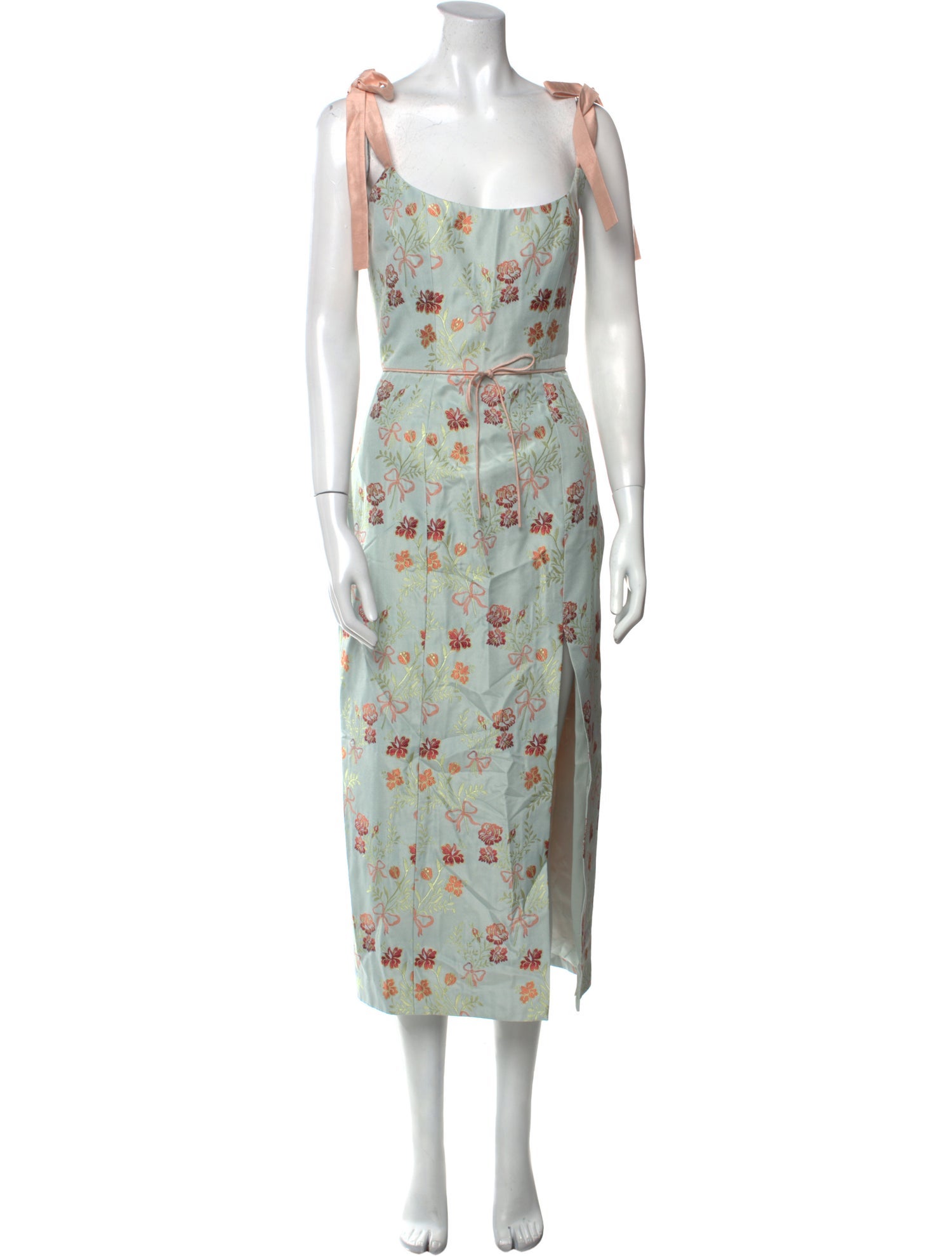 Markarian Floral Print Long Dress w/ Tags