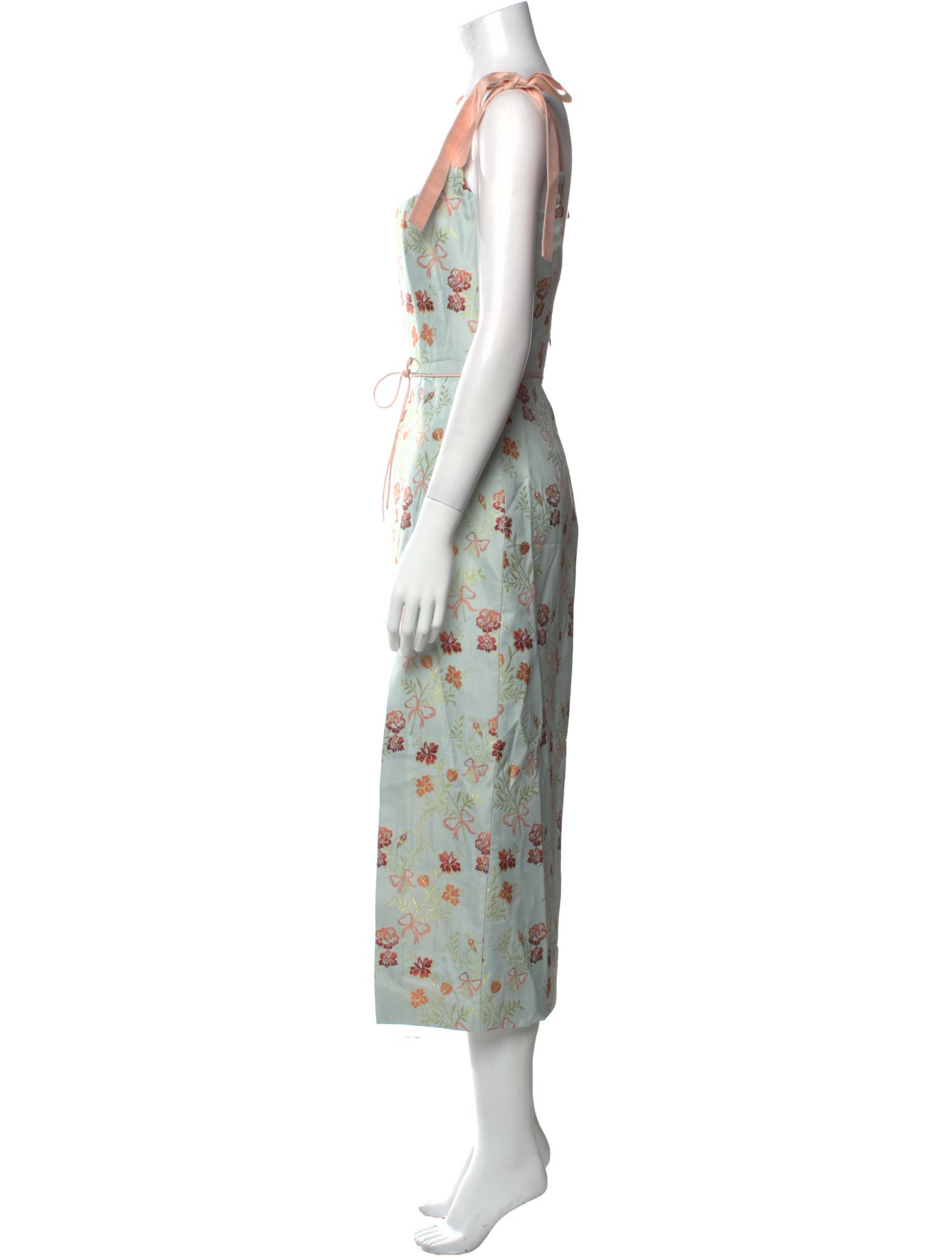 Markarian Floral Print Long Dress w/ Tags