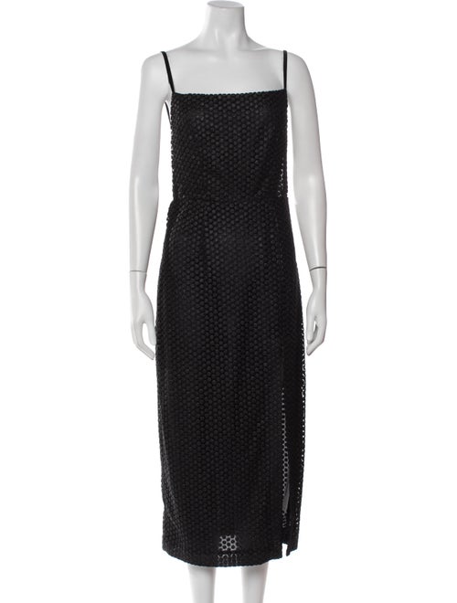 Markarian Square Neckline Midi Length Dress