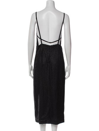 Markarian Square Neckline Midi Length Dress