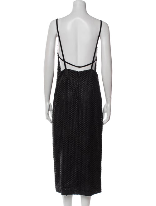 Markarian Square Neckline Midi Length Dress