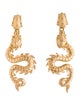 Markarian Draco Dragon Clip On Drop Earrings