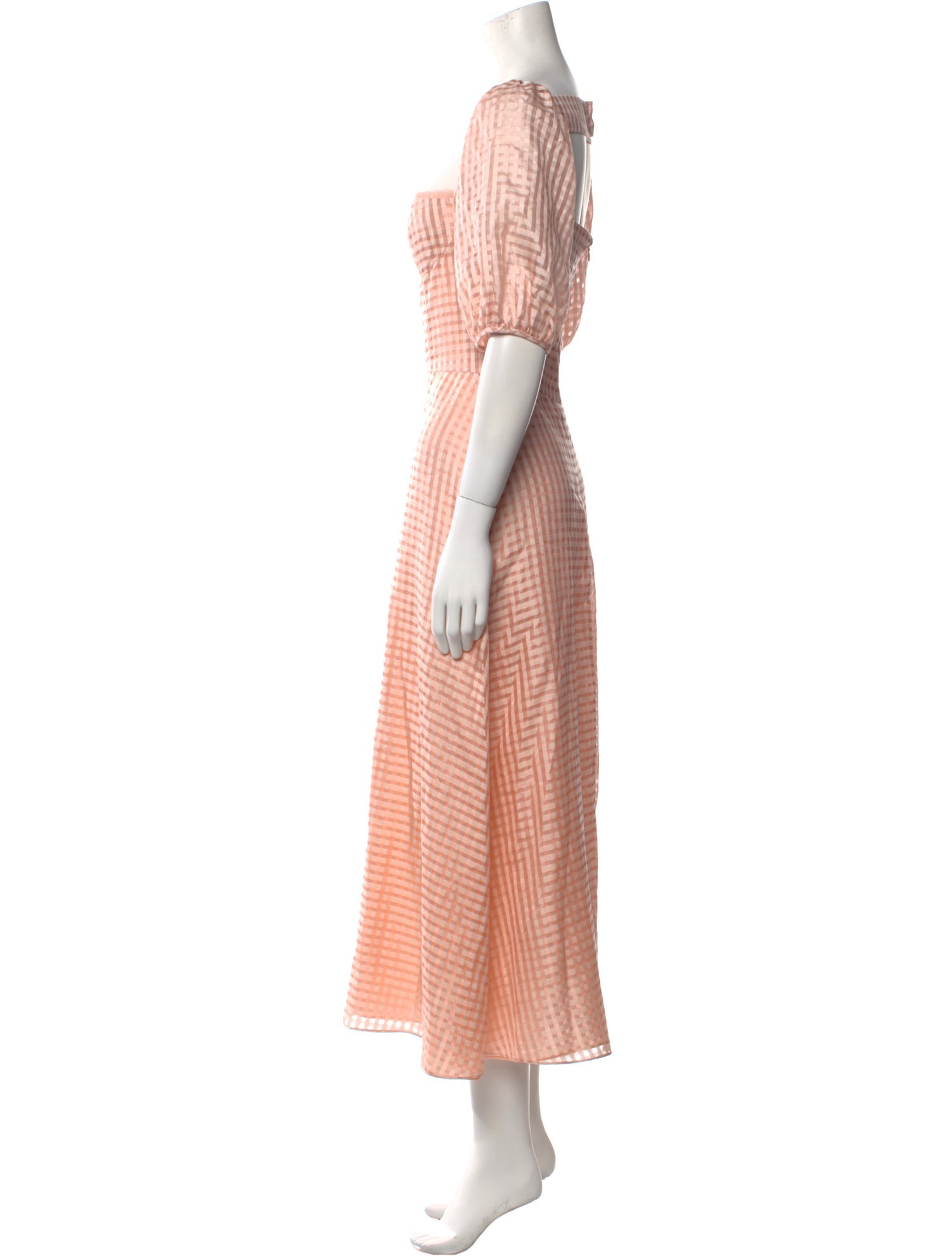 Markarian Square Neckline Midi Length Dress