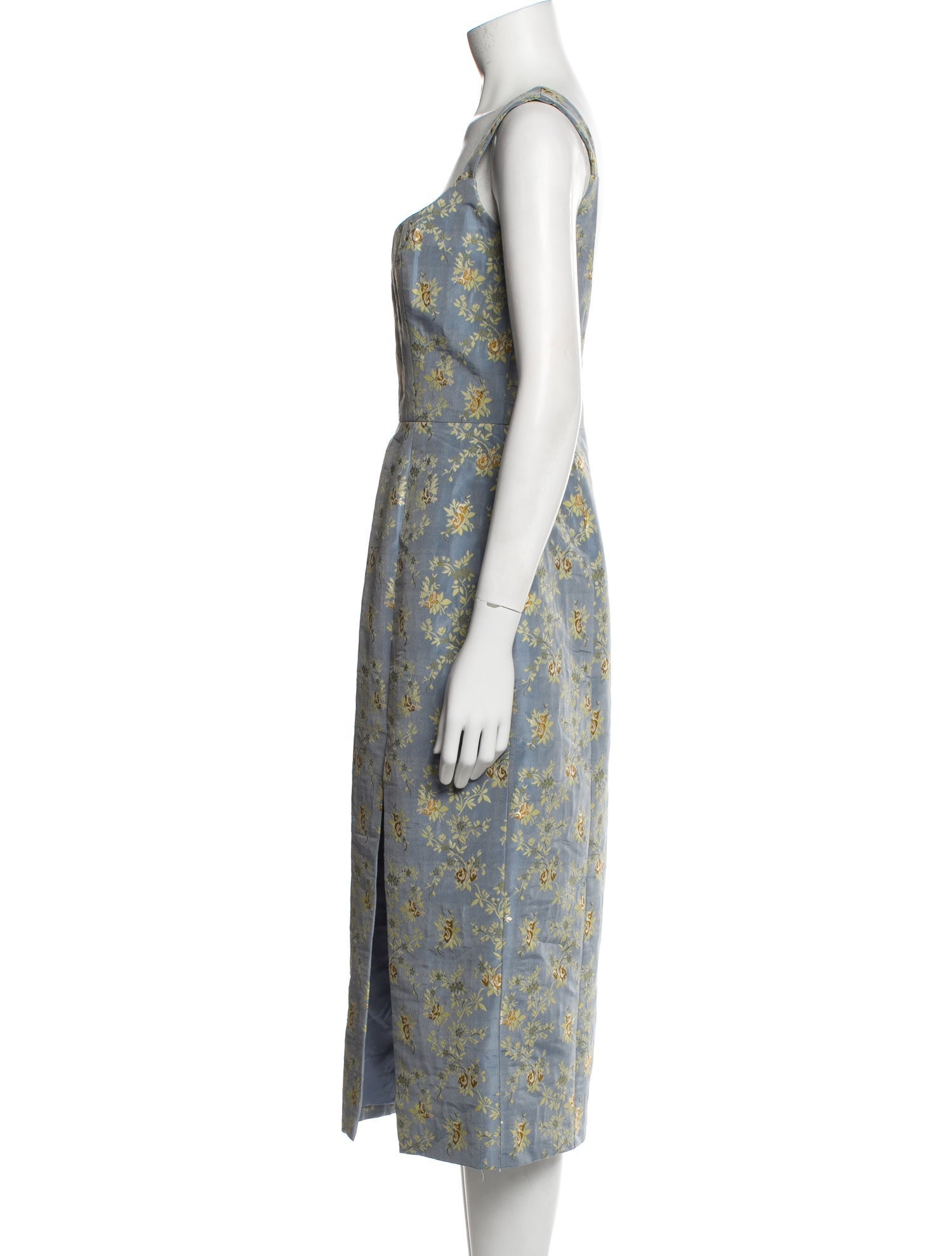 Markarian Floral Print Midi Length Dress