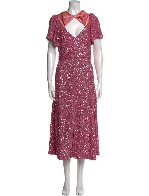 Markarian Silk Midi Length Dress