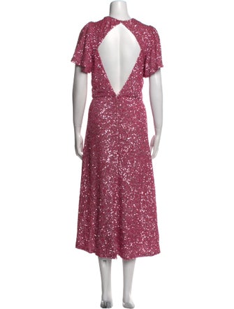 Markarian Silk Midi Length Dress