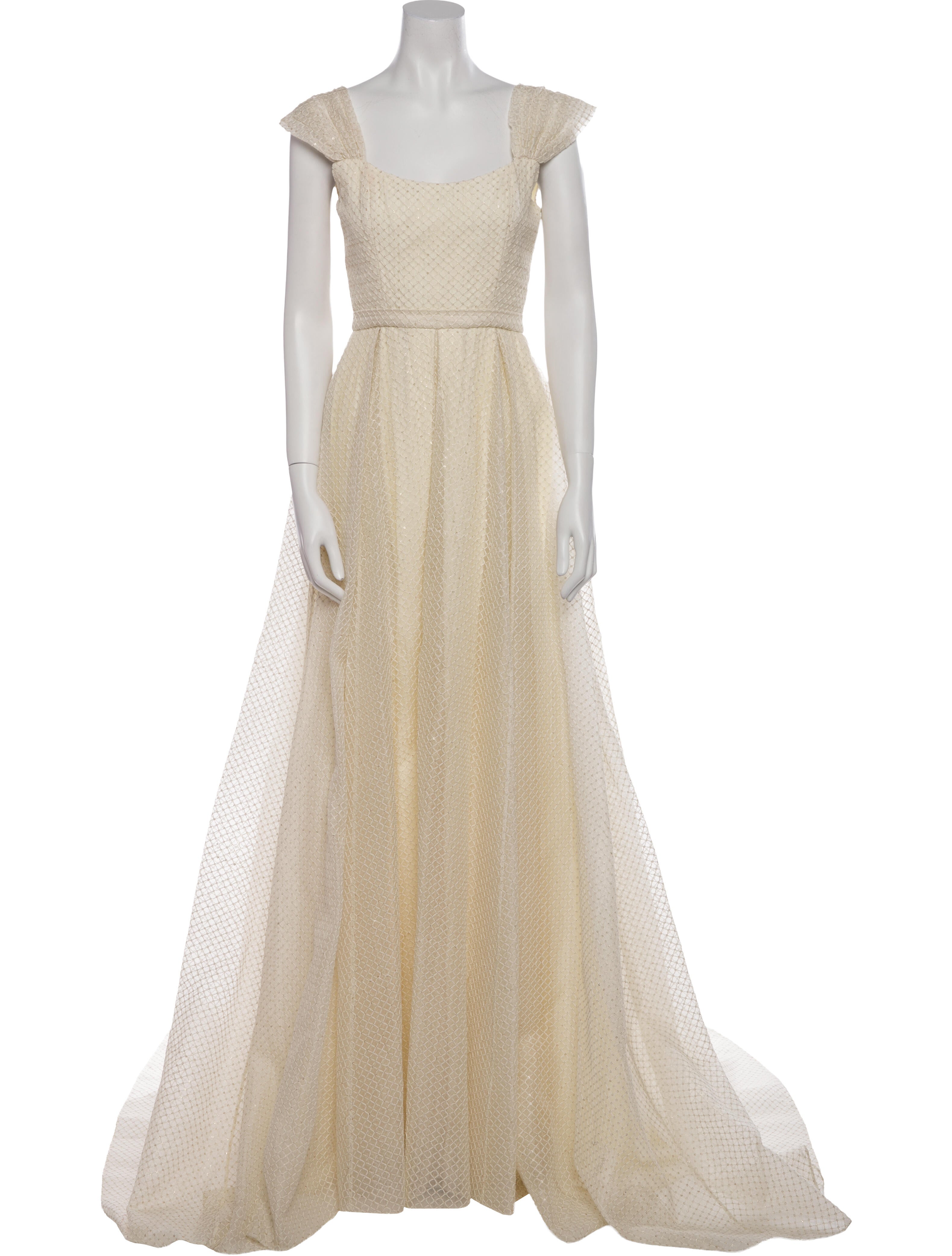 Markarian Square Neckline Long Dress