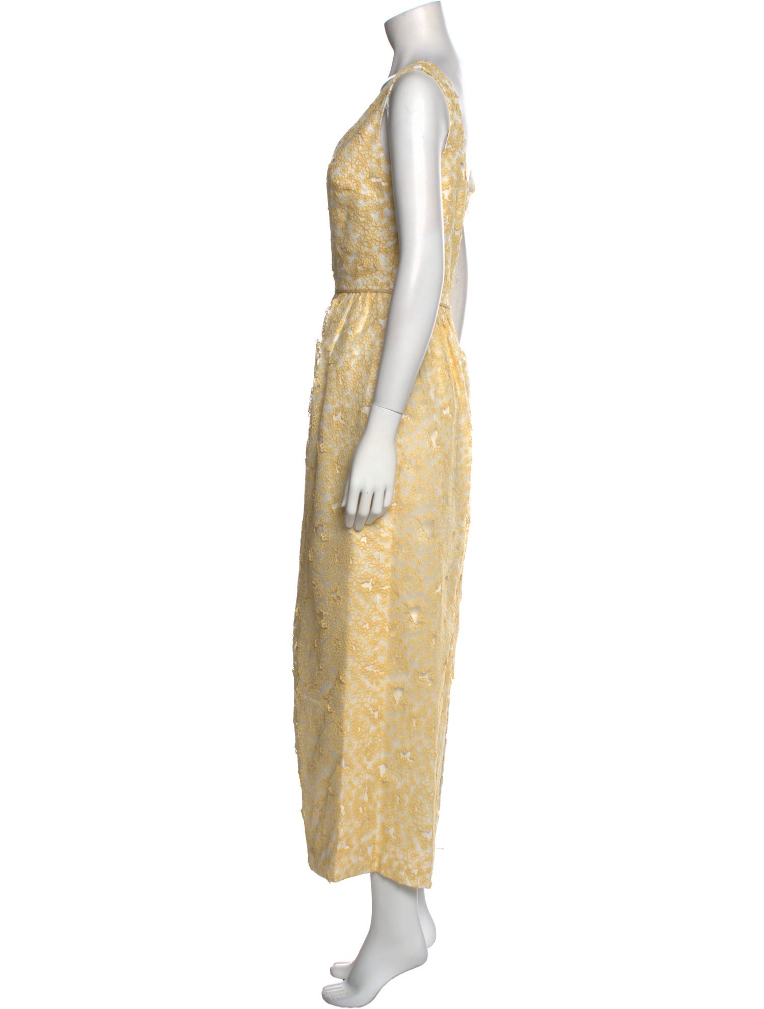 Markarian V-Neck Long Dress