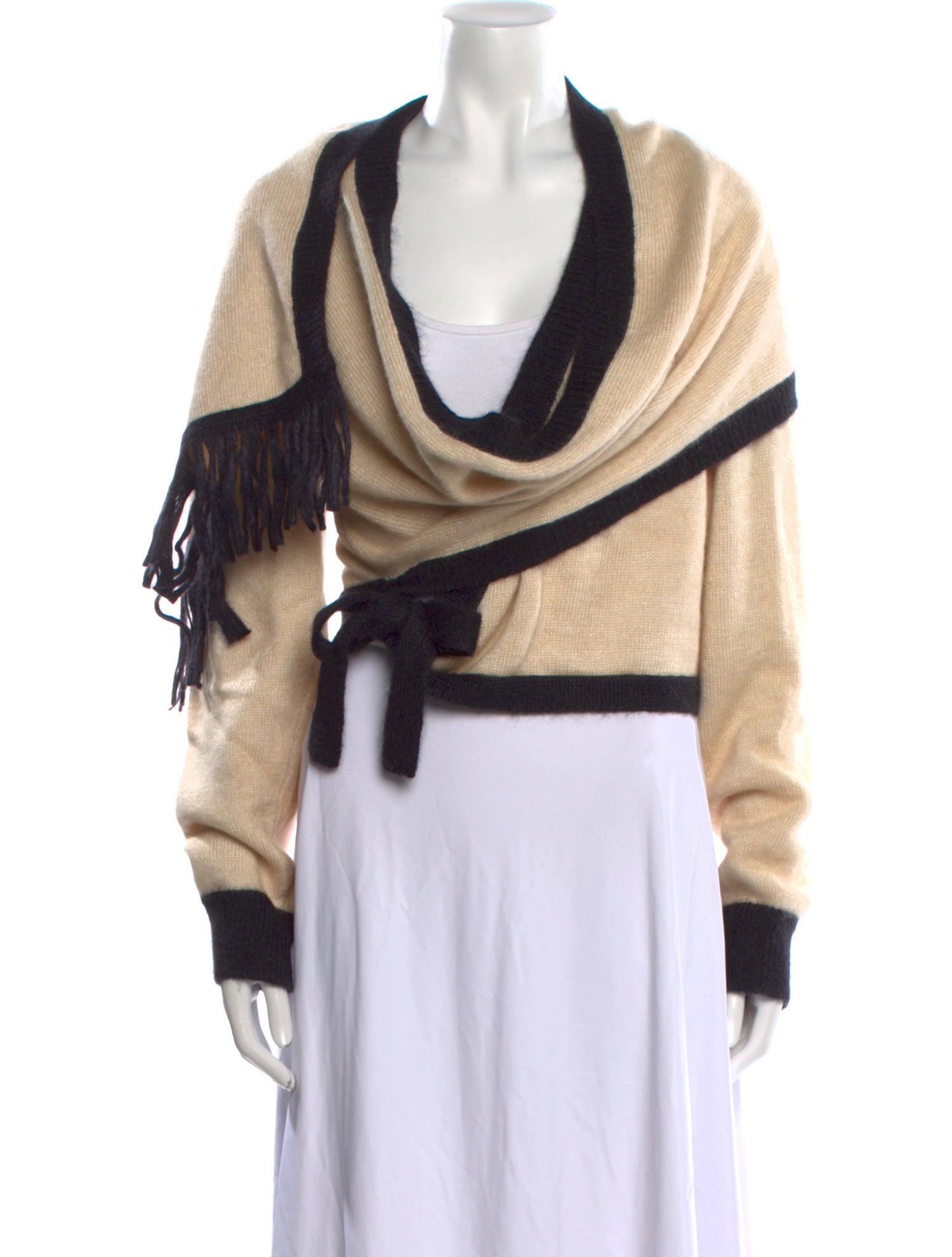 Markarian Silk Colorblock Pattern Sweater w/ Tags