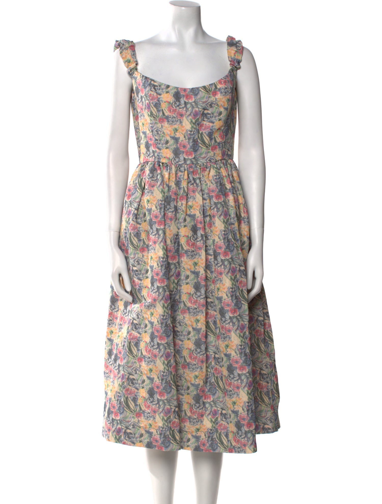 Markarian Linen Midi Length Dress