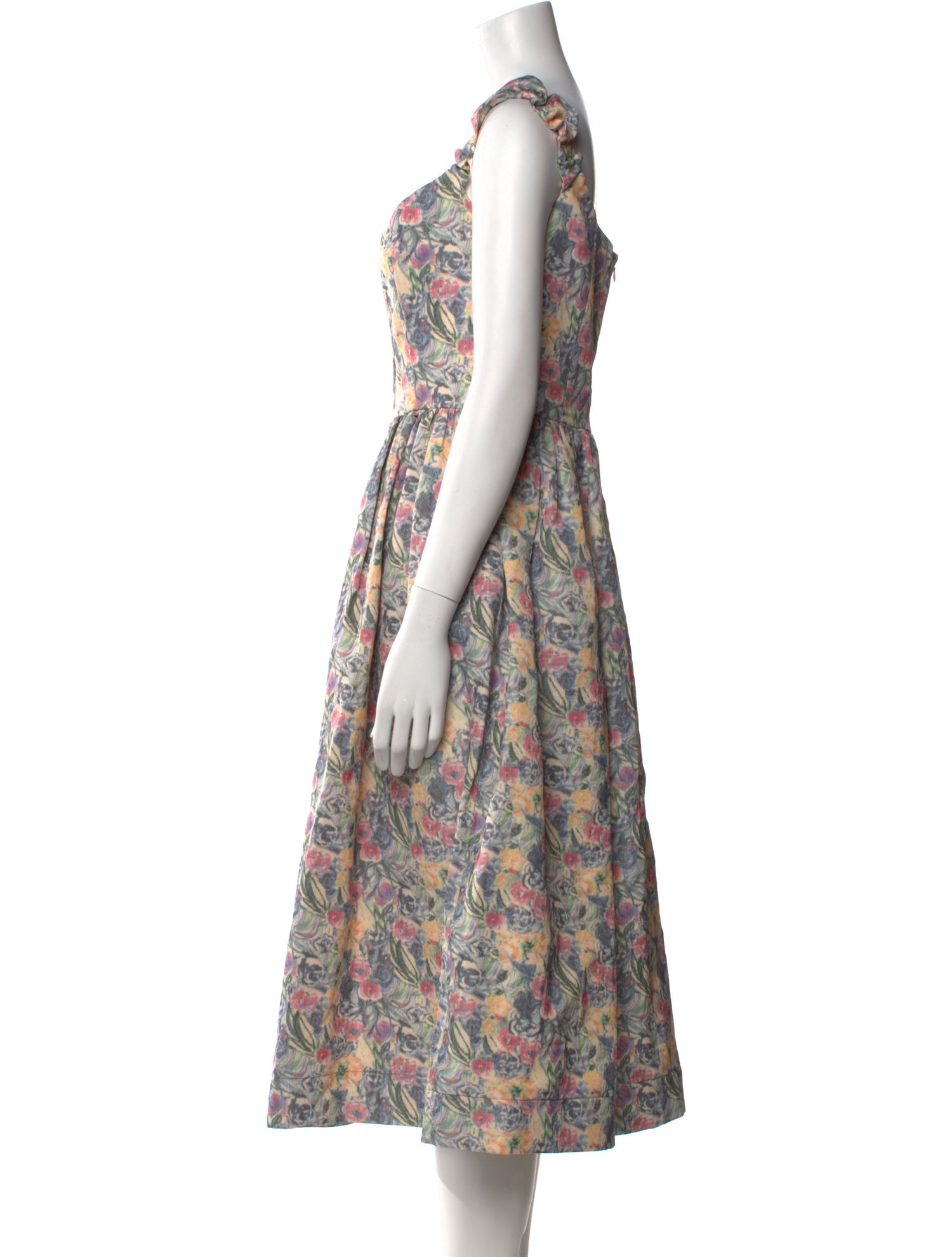 Markarian Linen Midi Length Dress