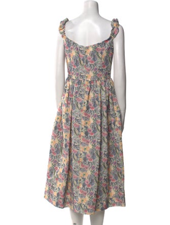 Markarian Linen Midi Length Dress