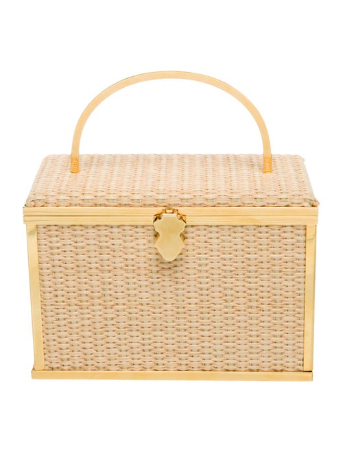 Markarian Rattan Top Handle Bag