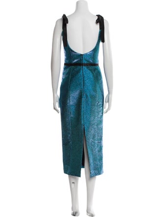 Markarian Square Neckline Long Dress