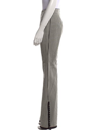 Markarian Plaid Print Wide Leg Pants