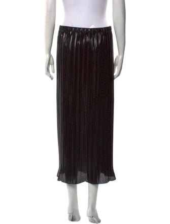 Markarian Pleated Accents Midi Length Skirt