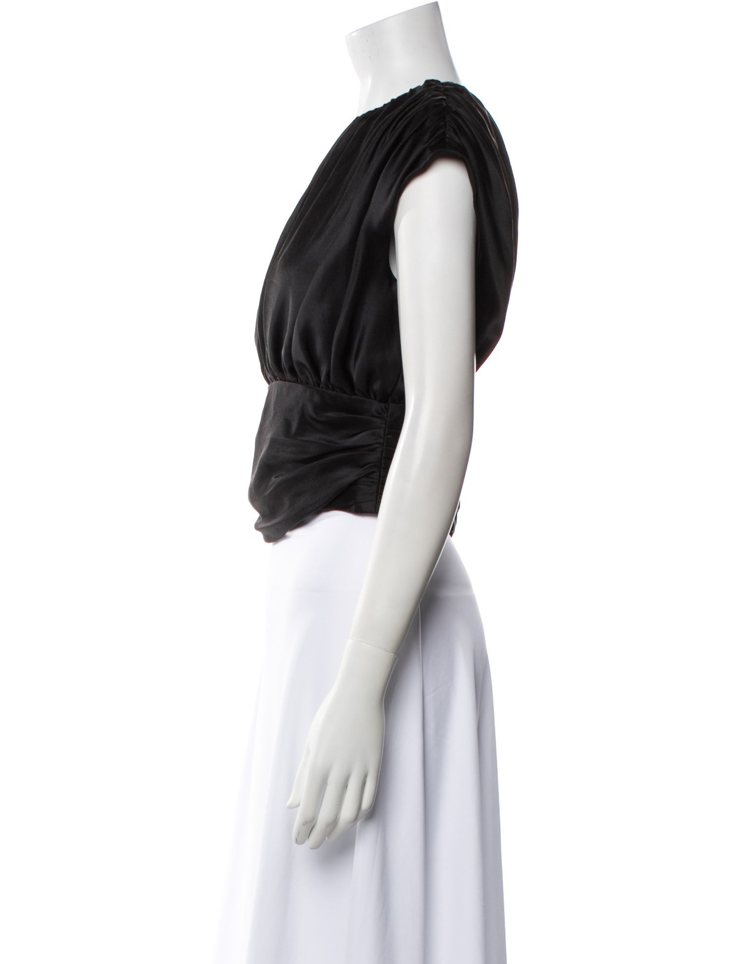 Markarian Crew Neck Short Sleeve Crop Top