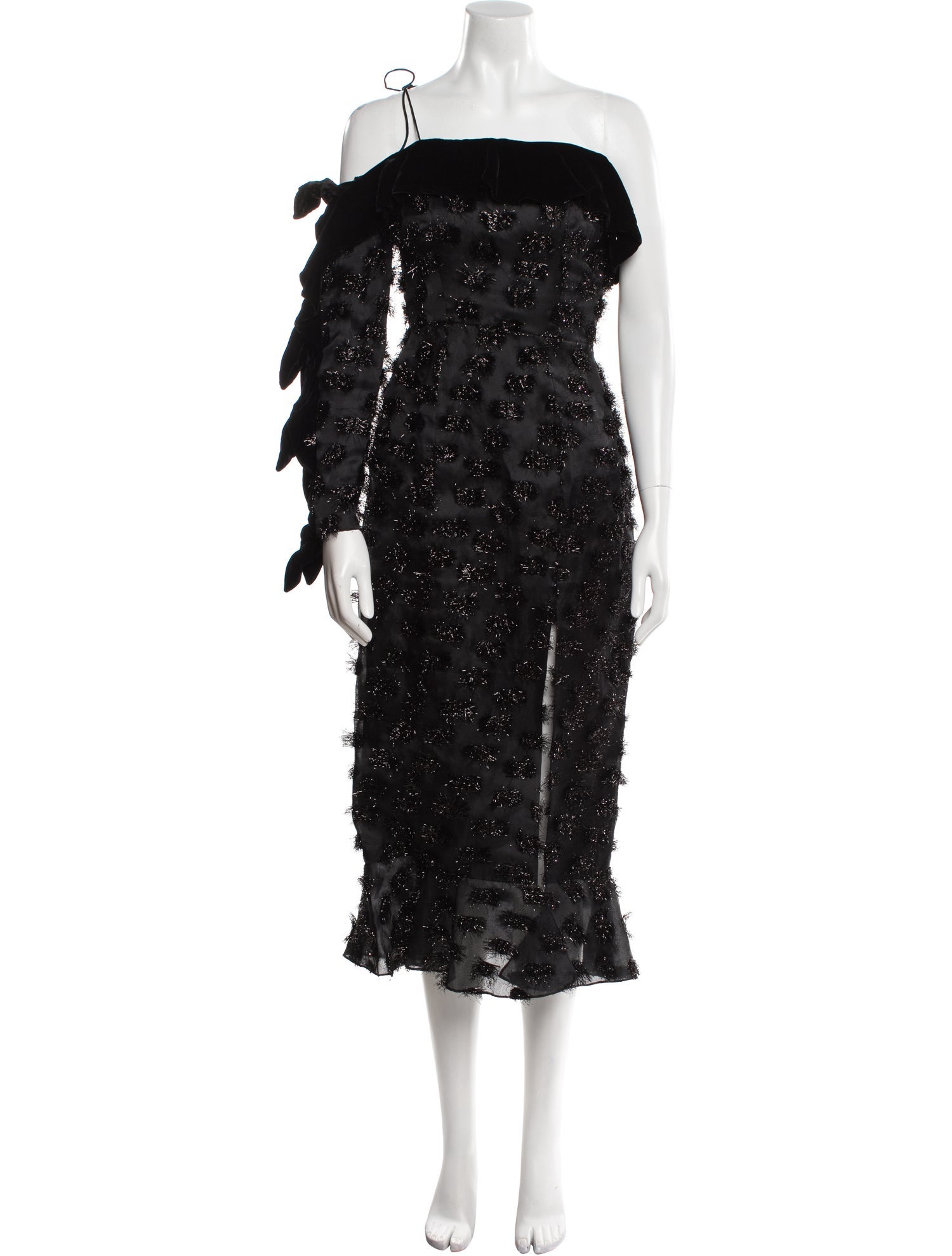 Markarian One-Shoulder Midi Length Dress