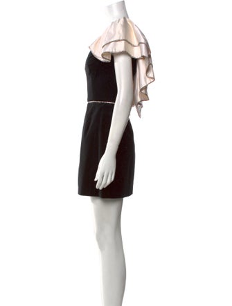 Markarian Colorblock Pattern Mini Dress