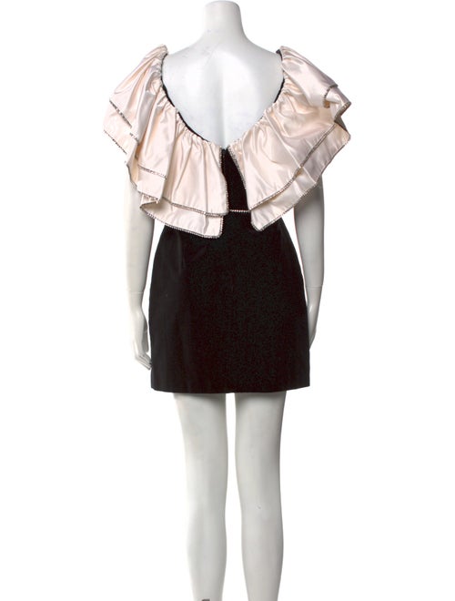 Markarian Colorblock Pattern Mini Dress