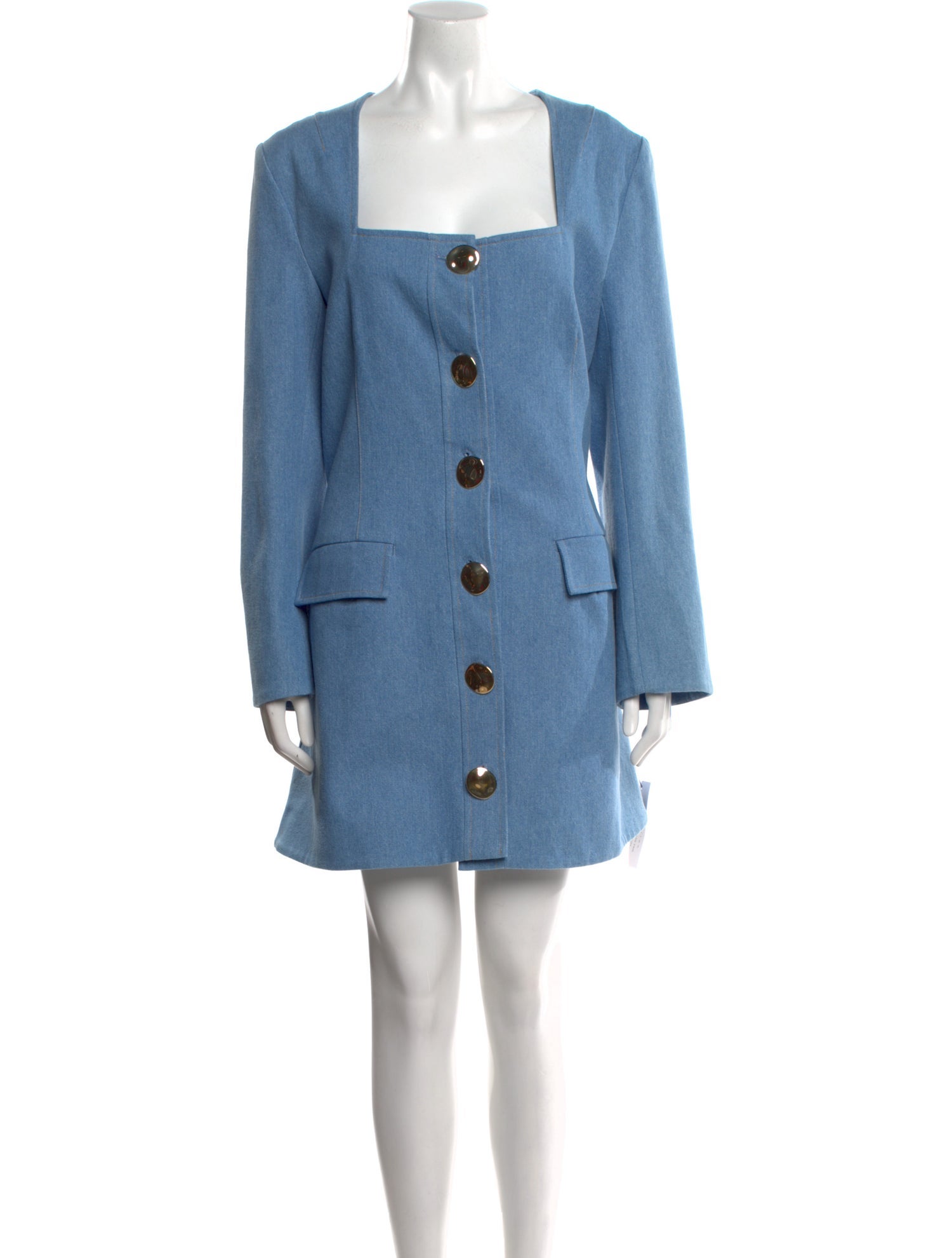 Markarian Square Neckline Mini Dress