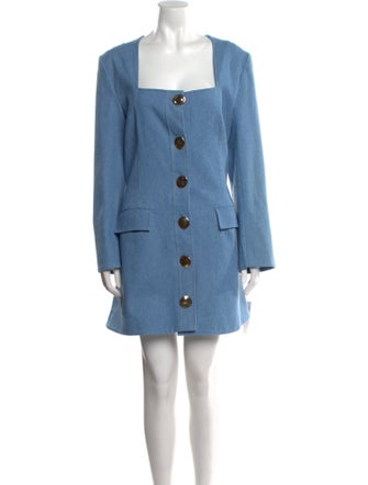 Markarian Square Neckline Mini Dress