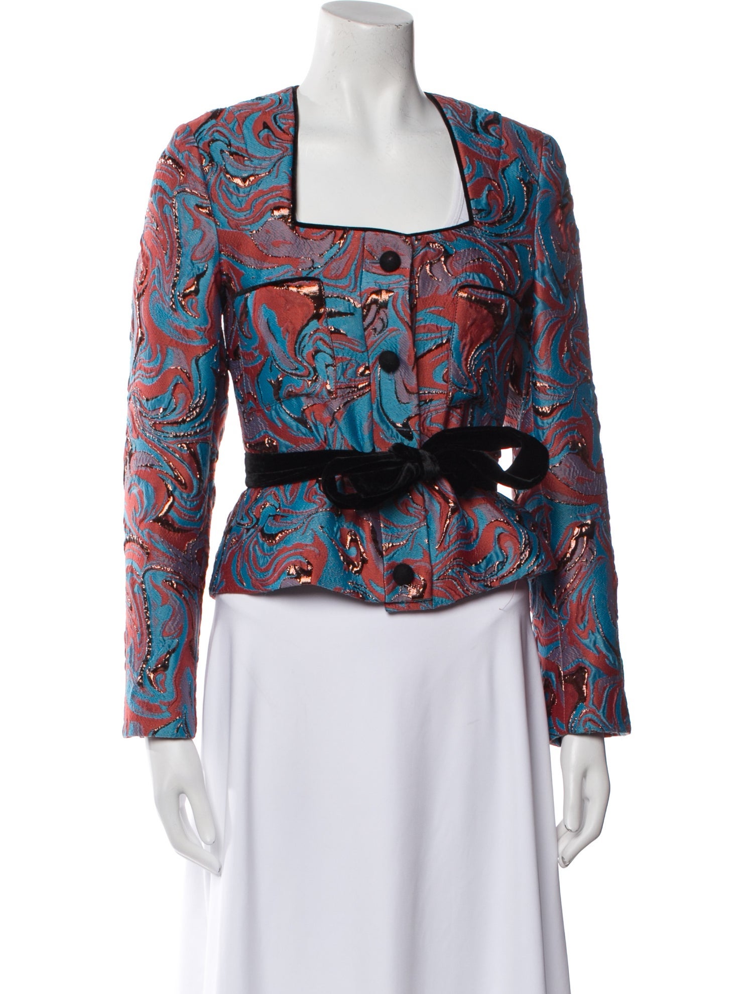 Markarian Printed Evening Jacket