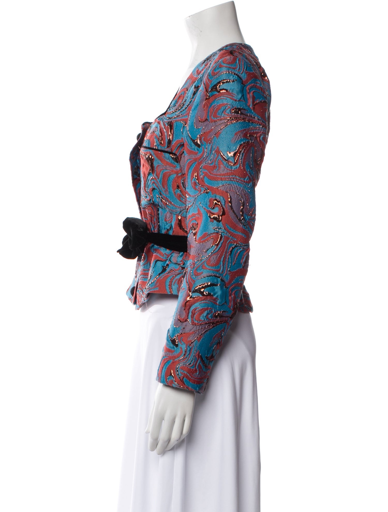 Markarian Printed Evening Jacket