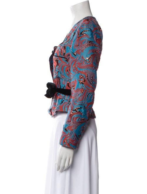 Markarian Printed Evening Jacket