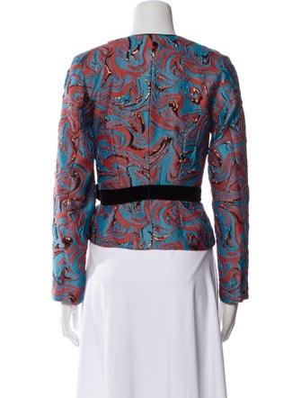 Markarian Printed Evening Jacket