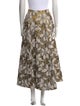 Markarian Floral Print Midi Length Skirt