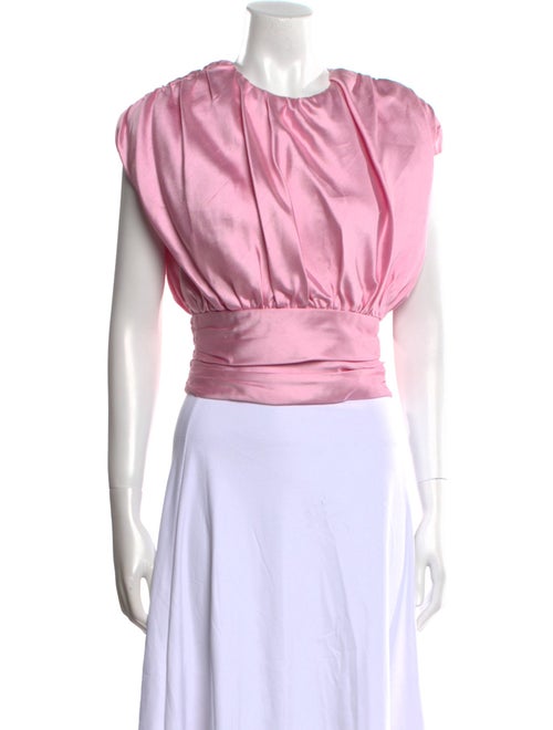 Markarian Crew Neck Short Sleeve Crop Top